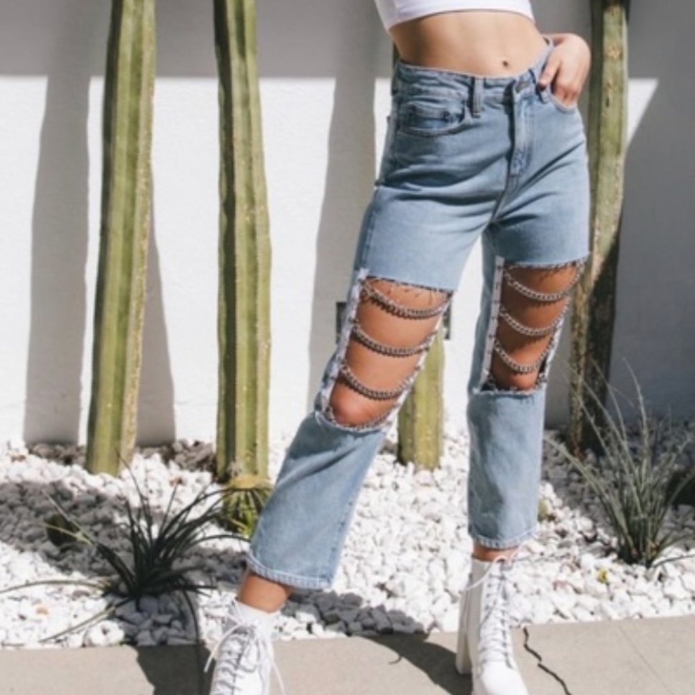 Carmar GALEXIA Knee Chain Jean - Picture 3 of 3